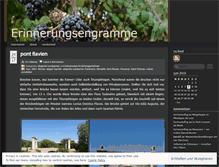 Tablet Screenshot of erinnerungsengramme.wordpress.com