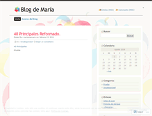 Tablet Screenshot of mariamancera.wordpress.com