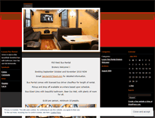 Tablet Screenshot of luxurybusrental.wordpress.com