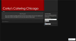 Desktop Screenshot of corkyscatering.wordpress.com