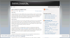 Desktop Screenshot of medicdude.wordpress.com