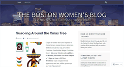 Desktop Screenshot of bostonwomen.wordpress.com