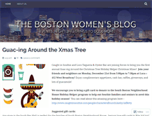 Tablet Screenshot of bostonwomen.wordpress.com