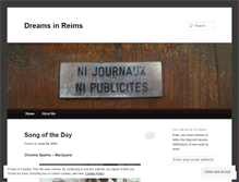 Tablet Screenshot of dreamsinreims.wordpress.com