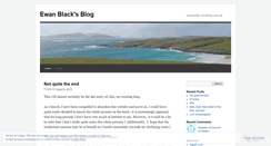 Desktop Screenshot of ewanblack.wordpress.com