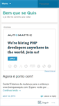 Mobile Screenshot of bemquesequis.wordpress.com