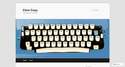 Desktop Screenshot of clarecopy.wordpress.com