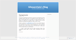 Desktop Screenshot of gfessentials.wordpress.com