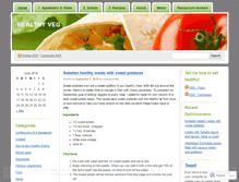 Tablet Screenshot of healthyveggie.wordpress.com