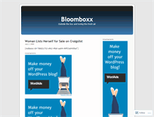 Tablet Screenshot of bloomboxx.wordpress.com