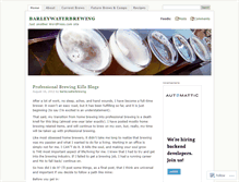 Tablet Screenshot of barleywaterbrewing.wordpress.com