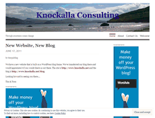 Tablet Screenshot of knockallaconsulting.wordpress.com