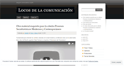 Desktop Screenshot of locosdelacomunicacion.wordpress.com