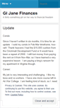 Mobile Screenshot of gijanefinances.wordpress.com
