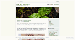 Desktop Screenshot of positivegreenism.wordpress.com