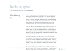 Tablet Screenshot of larburpywi.wordpress.com