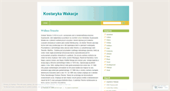 Desktop Screenshot of kostarykawakacje.wordpress.com