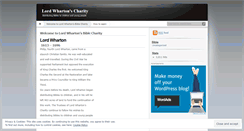 Desktop Screenshot of lordwharton.wordpress.com