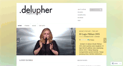 Desktop Screenshot of delupher.wordpress.com