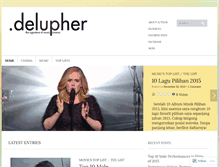 Tablet Screenshot of delupher.wordpress.com