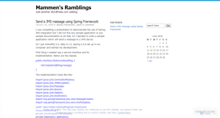 Desktop Screenshot of jmammen.wordpress.com