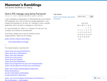 Tablet Screenshot of jmammen.wordpress.com