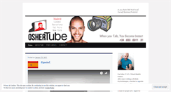 Desktop Screenshot of oshertube.wordpress.com