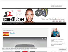 Tablet Screenshot of oshertube.wordpress.com