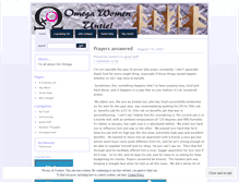 Tablet Screenshot of omegawomen.wordpress.com