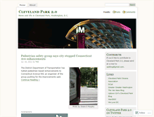 Tablet Screenshot of clevelandpark2.wordpress.com