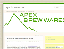 Tablet Screenshot of apexbrewwares.wordpress.com