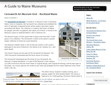 Tablet Screenshot of mainemuseums.wordpress.com