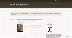 Desktop Screenshot of defidependance.wordpress.com