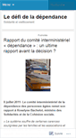 Mobile Screenshot of defidependance.wordpress.com