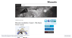 Desktop Screenshot of musasto.wordpress.com