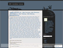 Tablet Screenshot of okrendezvous.wordpress.com