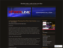 Tablet Screenshot of csifiberlink.wordpress.com