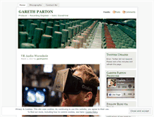 Tablet Screenshot of garethparton.wordpress.com