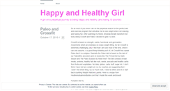 Desktop Screenshot of happyandhealthygirl.wordpress.com