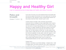 Tablet Screenshot of happyandhealthygirl.wordpress.com