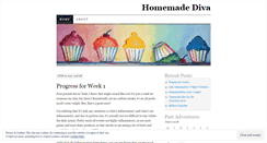 Desktop Screenshot of homemadediva.wordpress.com