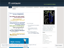 Tablet Screenshot of elcentaure.wordpress.com