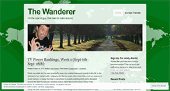 Desktop Screenshot of greenewanderer.wordpress.com