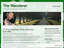 Tablet Screenshot of greenewanderer.wordpress.com