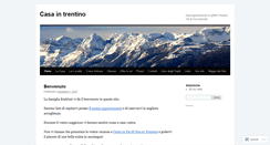 Desktop Screenshot of casaintrentino.wordpress.com