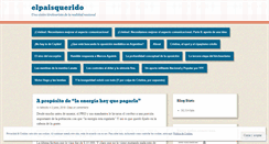 Desktop Screenshot of elpaisquerido.wordpress.com