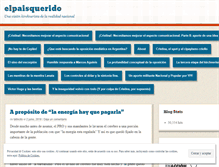 Tablet Screenshot of elpaisquerido.wordpress.com