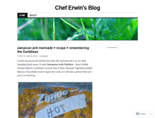Tablet Screenshot of cheferwin.wordpress.com