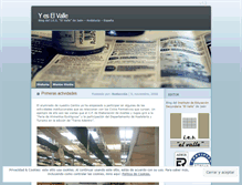 Tablet Screenshot of elvallebitacora.wordpress.com