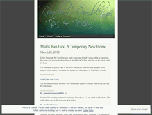Tablet Screenshot of mistressofdesign.wordpress.com